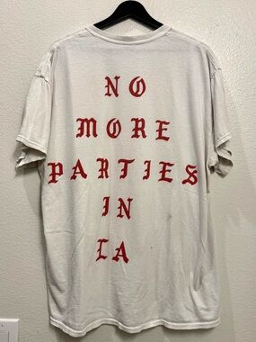 Kanye West Rare Life of Pablo No More Parties in LA T-shirt XL 24x29